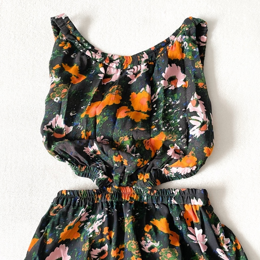 Wilfred Floral Cut-out Halter Maxi Dress - Picture 4 of 13